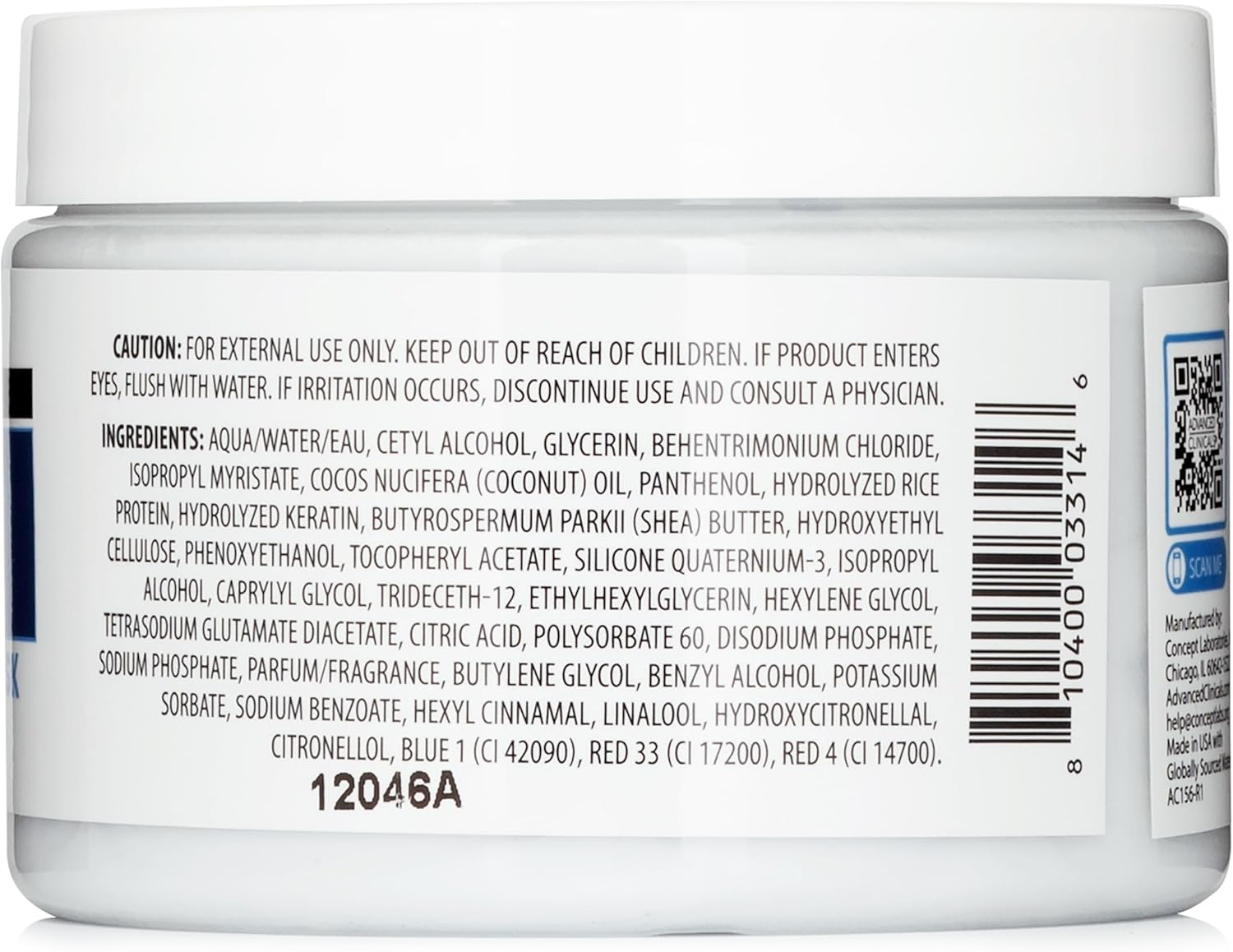 Advanced Clinicals Keratin Hair Treatment Mask for Colour Treated Hair Detoxifying Keratin Conditioner to Strengthen Broken, Colour-Treated Hair Fortifying Hair Repair Mask with Shea Butter, 350Ml image number 5