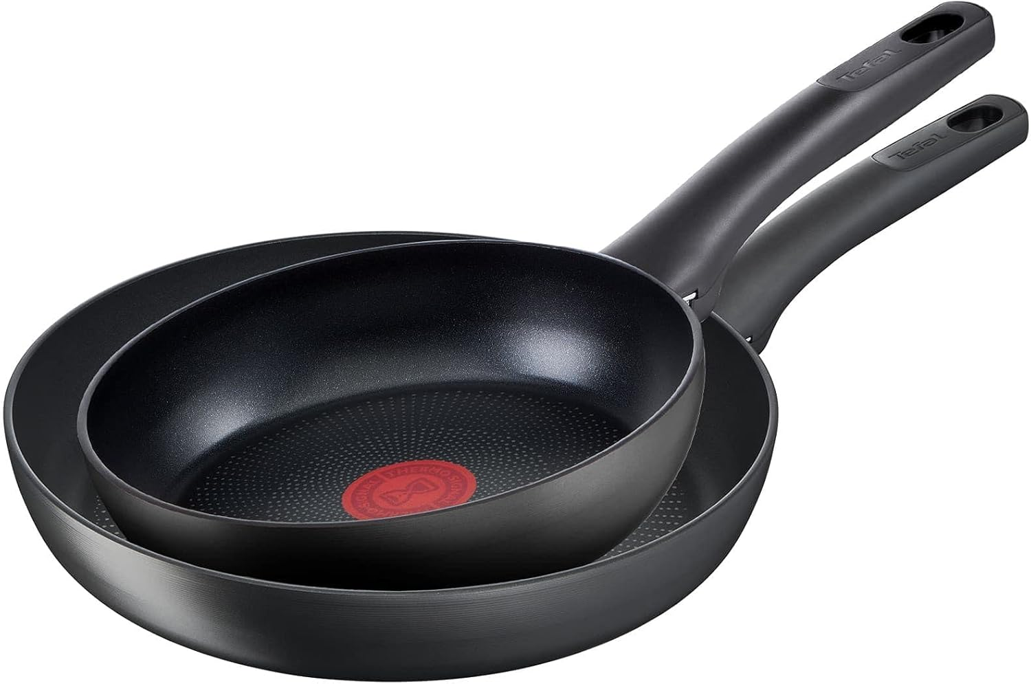 Tefal, Ultimate Induction Non Stick Twin Pack Frypans, 20/26Cm, G2689216, Fixed Handle Aluminium, Non-Stick Coating, Thermo Signal Technology, Dishwasher Safe image number 2
