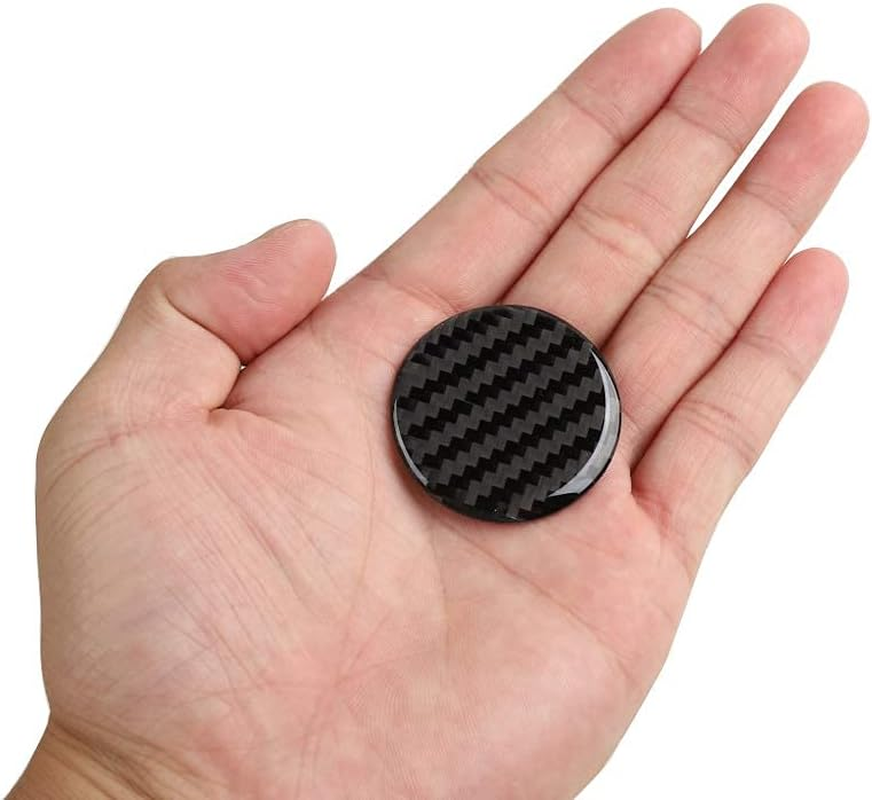 YOCTM Carbon Fiber Car Accessories Compatible with Jeep Grand Cherokee 2014-2021 Central Multimedia 4WD Switch Knob Cover Auto Interior Decor Trim 1 Pack image number 3