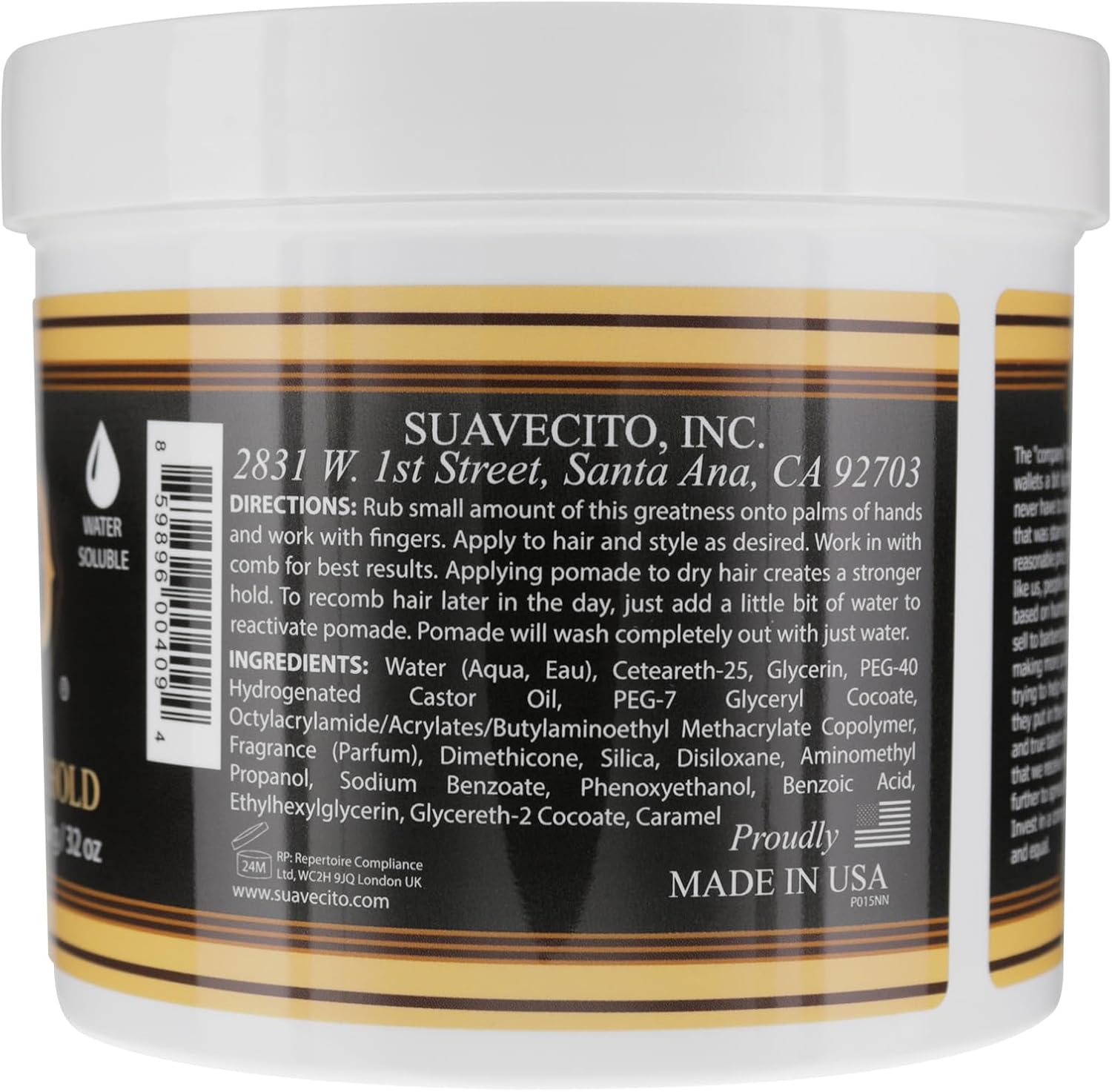 Suavecito Pomade Firme Hold 32 Oz