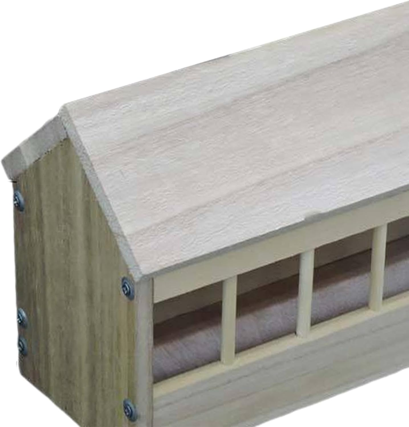 ＡＷＨＡＯ Pigeon Feeder, Poultry Feeder, Wooden Dish, Bird Dispenser for Pigeons, Chicks, Poultry