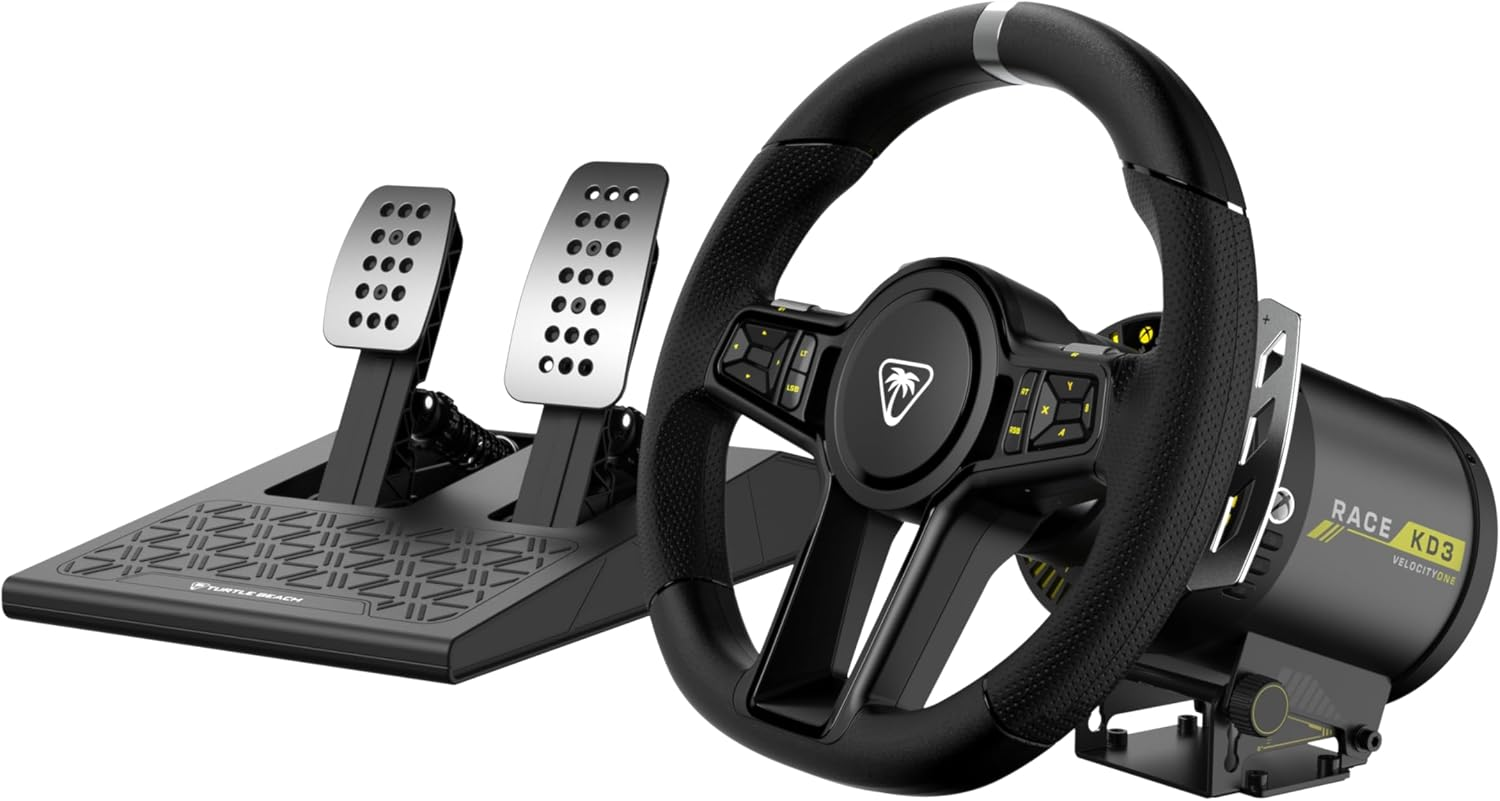 Turtle Beach Velocityone Race KD3 Direct Drive Force Feedback Racing System - Xbox Series X or S, Xbox One and Windows Pcs