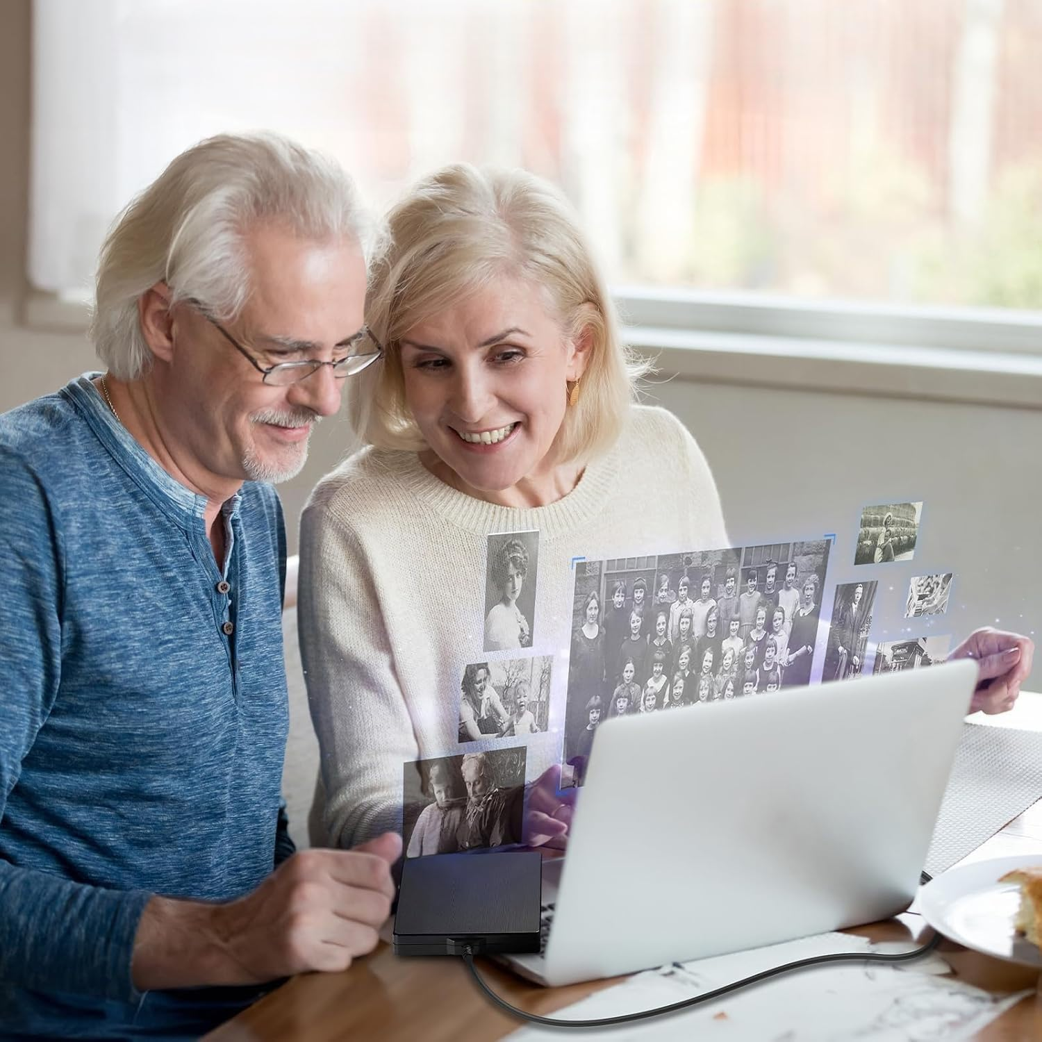 Floppy Disk Reader, 3.5 Inch External Portable 1.44 MB FDD Floppy Disk Drive Floppy for Windows 98Se/Me/2000/Xp/Vista/Win7//Mac OS 10.3, Plug and Play image number 3