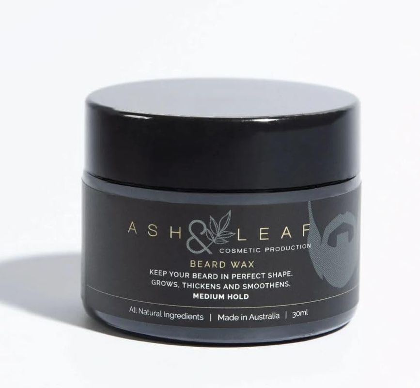 Ash & Leaf Beard Wax, Medium Hold, All Natural Ingredients, 30Ml image number 1