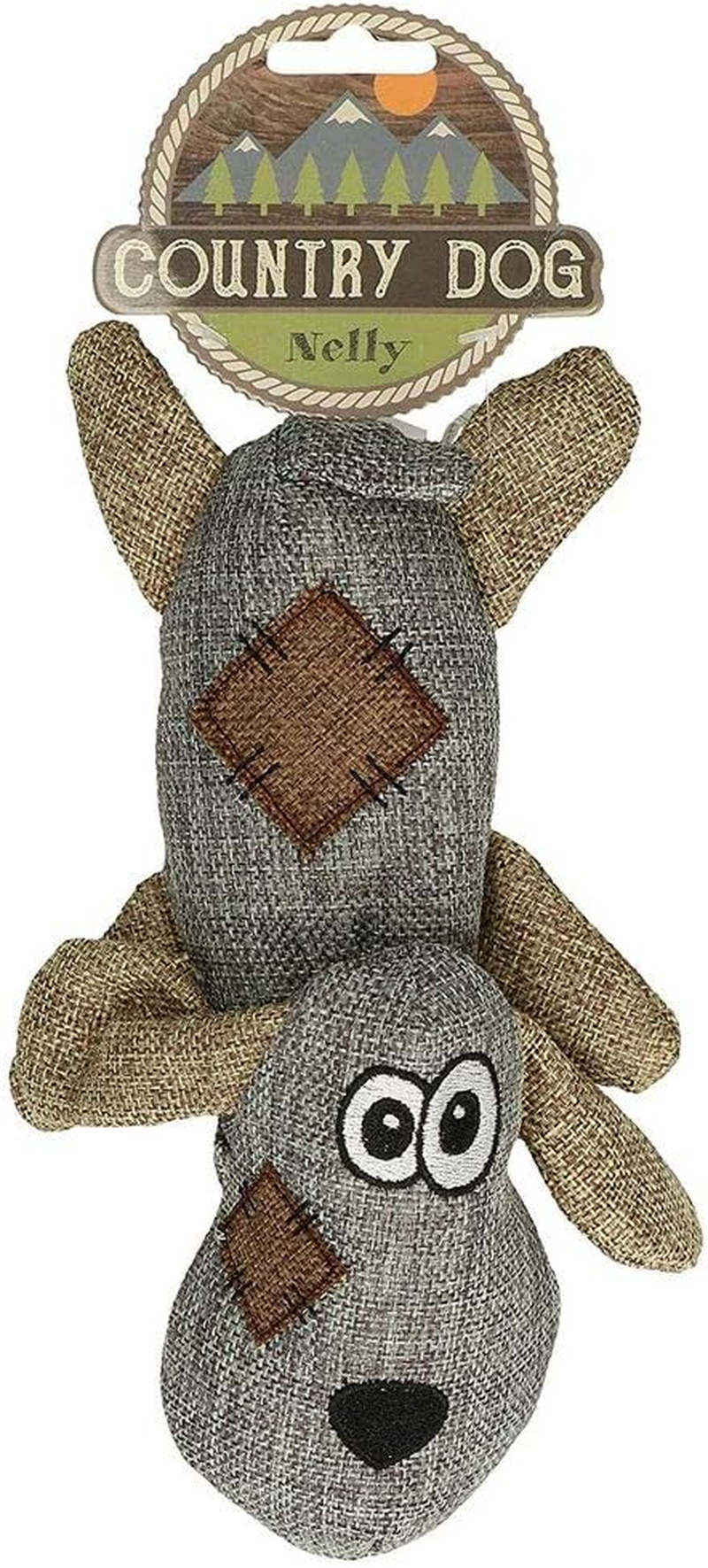 Country Dog Nelly Plush Dog Toy