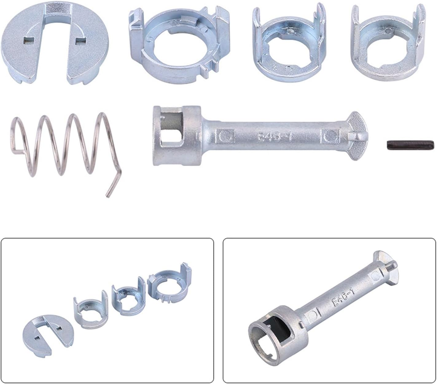 Front Left Right Door Lock Cylinder Repair Kit Replacement Parts for E46 3 Series 1998-2005 image number 4