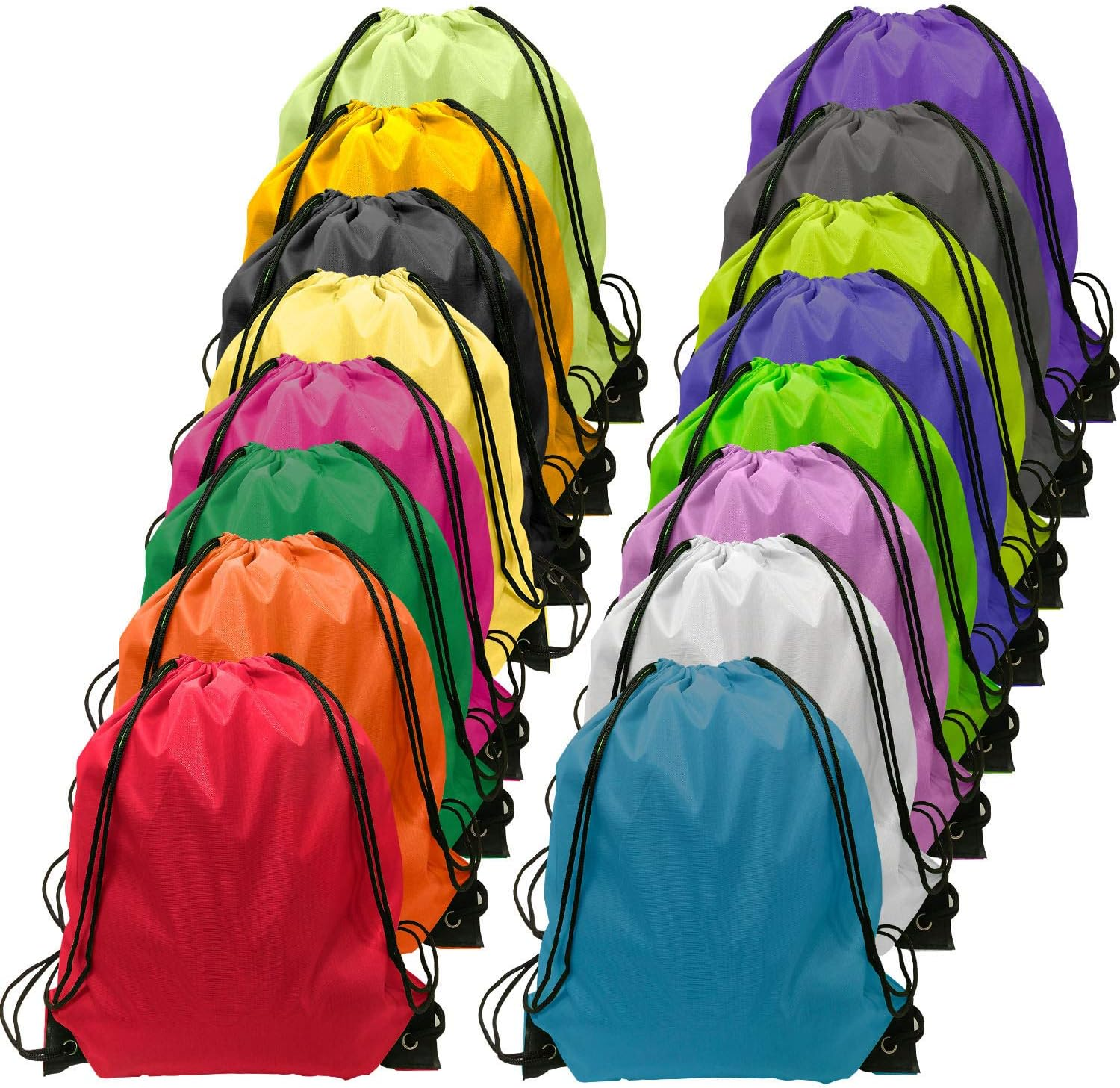 Drawstring Bags Bulk Gym Drawstring Backpack String Bag Cinch Drawstring Backpacks 16 Colors