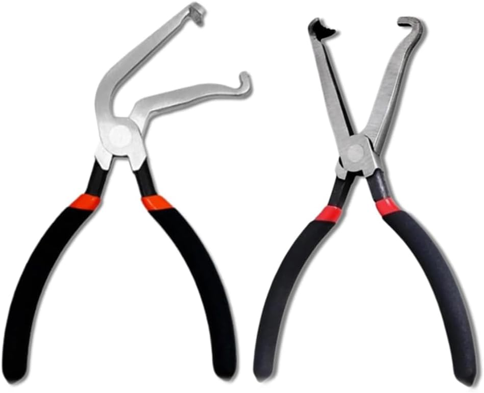 Automotive Disconnect Pliers Set, 2-Piece Power-Off Pliers with Straight and Bending Handles, Hose Clip Clamp Removal Tool image number 3