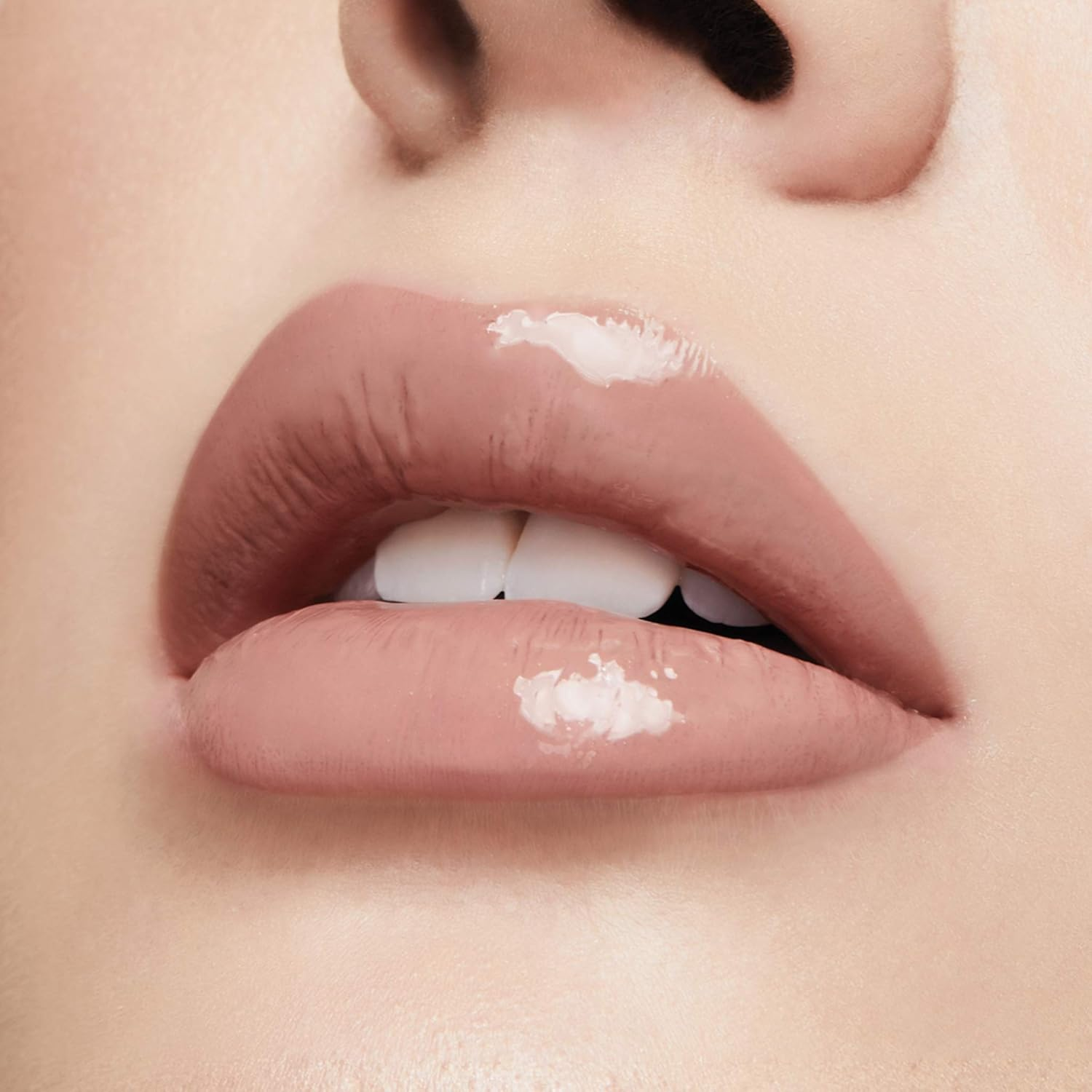 Milani Lip Gloss, Keep It Full Nourishing Lip Plumper with Hyaluronic Acid & Peptides for Soft, Fuller-Looking Lips (0.13 Fl. Oz.) Soft Rose - Nude image number 6