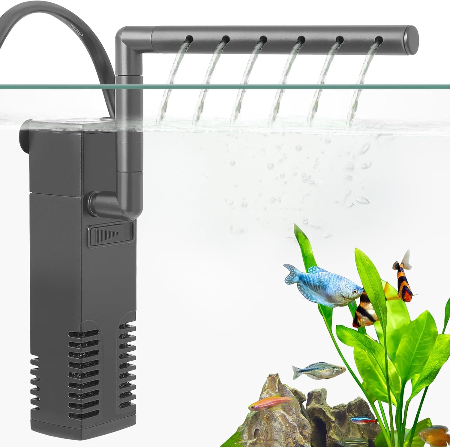 4PCS Replacement Aquarium Biochemical Sponge for 3W Aquarium Filter, Aquarium Filter Sponges for Replacement (Sponge for 3W) image number 1