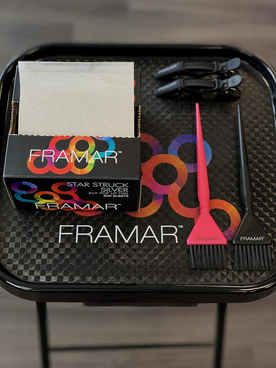 Framar Star Struck Silver Pop up Hair Foil, Aluminum Foil Sheet, Hair Foils for Highlighting - 500 Foil Sheets image number 4