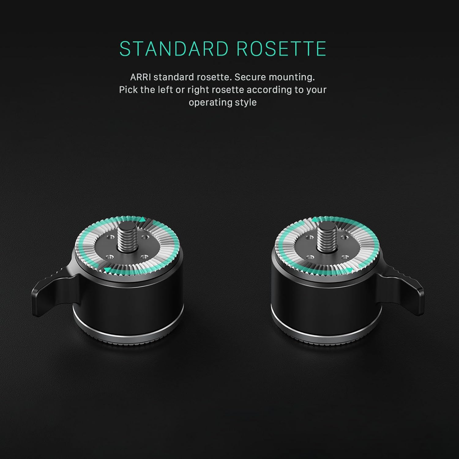 Tilta Quick Adjust Rosette Adapter - Black | Secure Connection | Compatible | Enhanced Comfort | Durable & Lightweight (Pair) image number 3