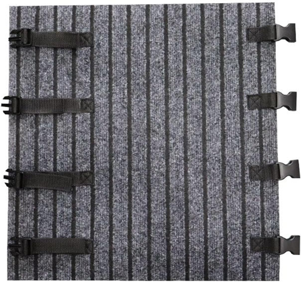 Rv Step Covers, Rv Step Carpet Wrap around 46X46Cm, Flexible Buckle Anti-Slip Double-Layer Backing Design Pad for Motorhome, Trailer, Car, Polyester, Adjustable Fit image number 2