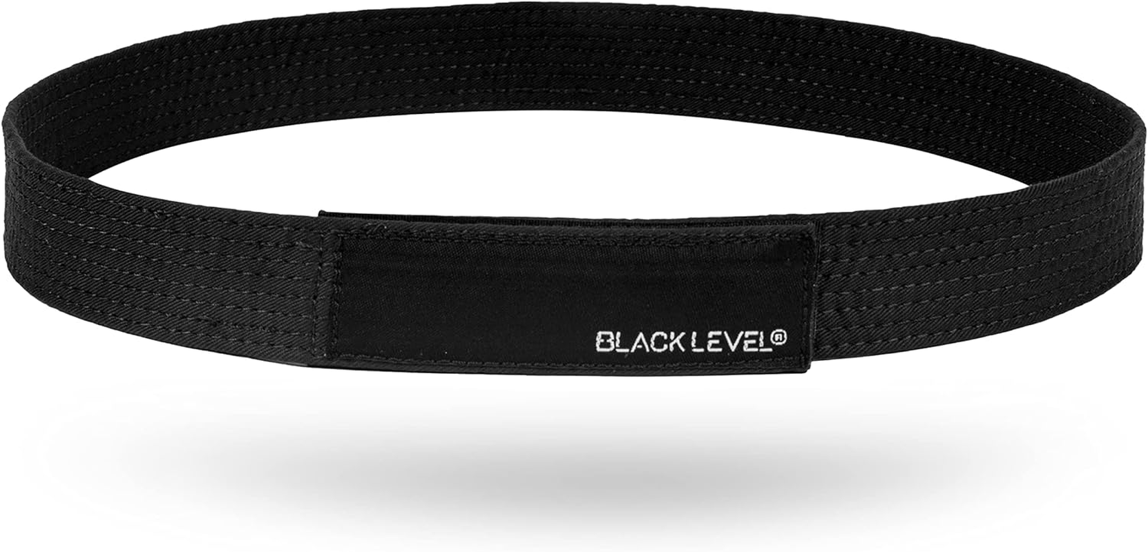 BLACKLEVEL Buckle-Free Belt | Men and Women | Metal-Free Belt | Comfortable and Lightweight | Hook and Loop Fastener | Precise Fit
