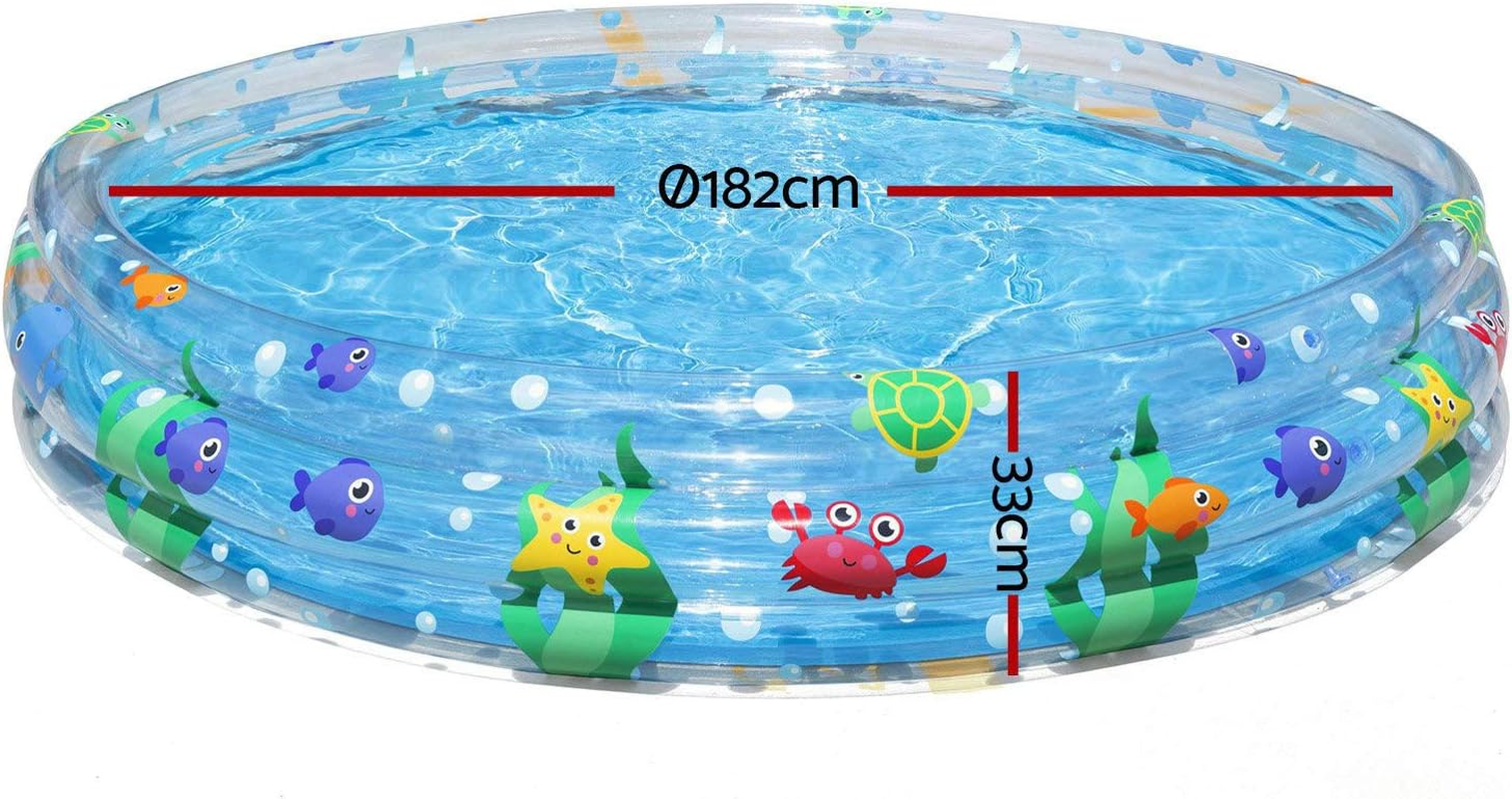Bestway Deep Dive 3-Ring Swimming Pool, F1.83M X H33Cm image number 3