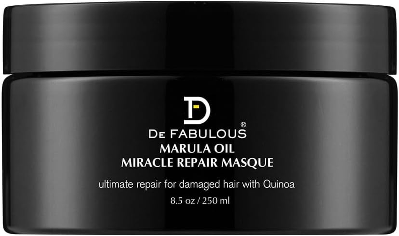 De Fabulous Marula Oil Miracle Repair Masque by De Fabulous for Unisex - 8.5 Oz Masque, 1 Count image number 4