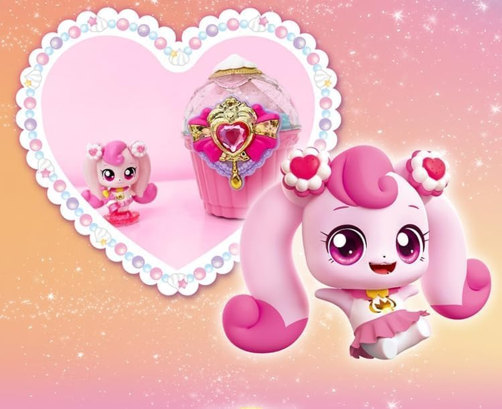 Raonee Catch Teenieping HEARTSPING Season 4 with Sweet and Sour Candy Royal Figure Set Pink 하츄핑 image number 5