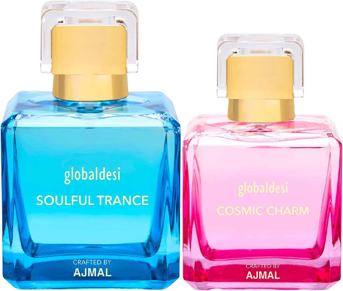 Global Desi Soulful Trance 100ML & Cosmic Charm 50ML Eau De Parfum for Women Crafted by Ajmal
