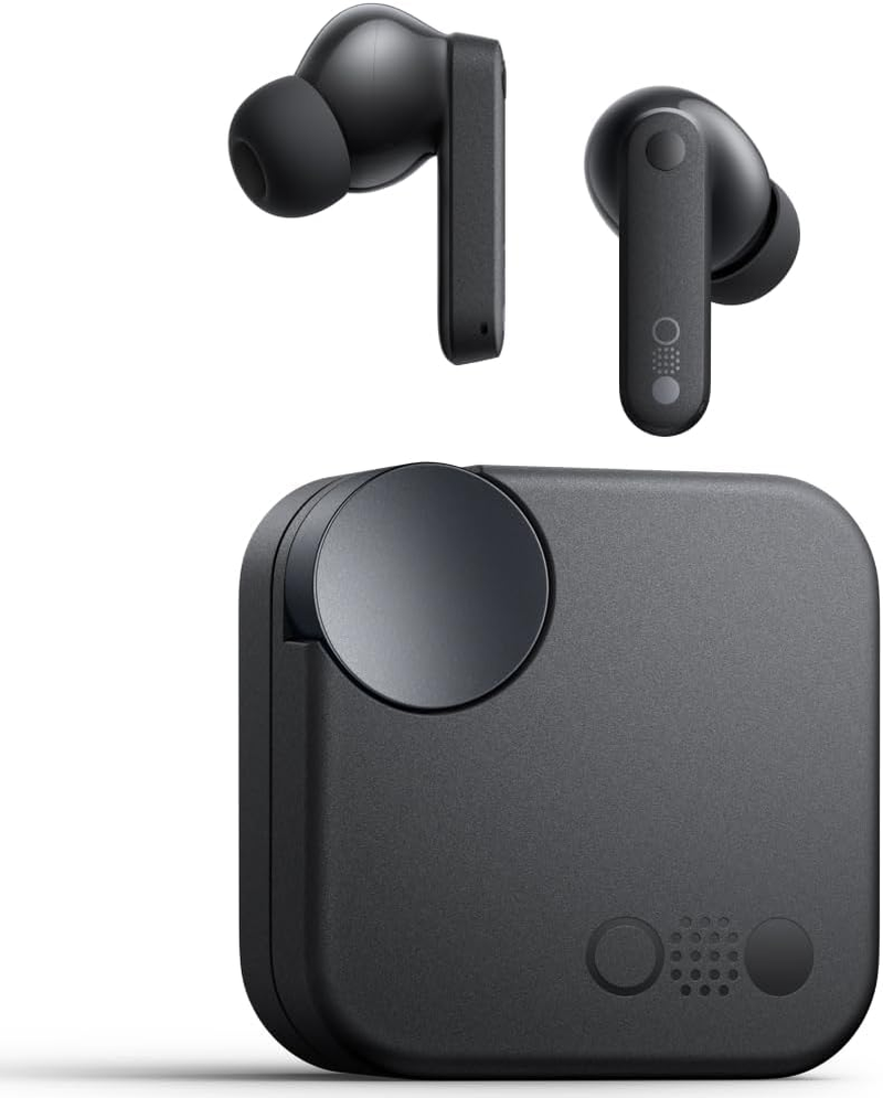 CMF by Nothing Buds Wireless Earbuds Light Grey, with 42Db ANC, Transparency Mode, Ultra Bass Technology 2.0, HD Audio by Dirac, IP54 Dust and Water Resistance and Dual Device Connection