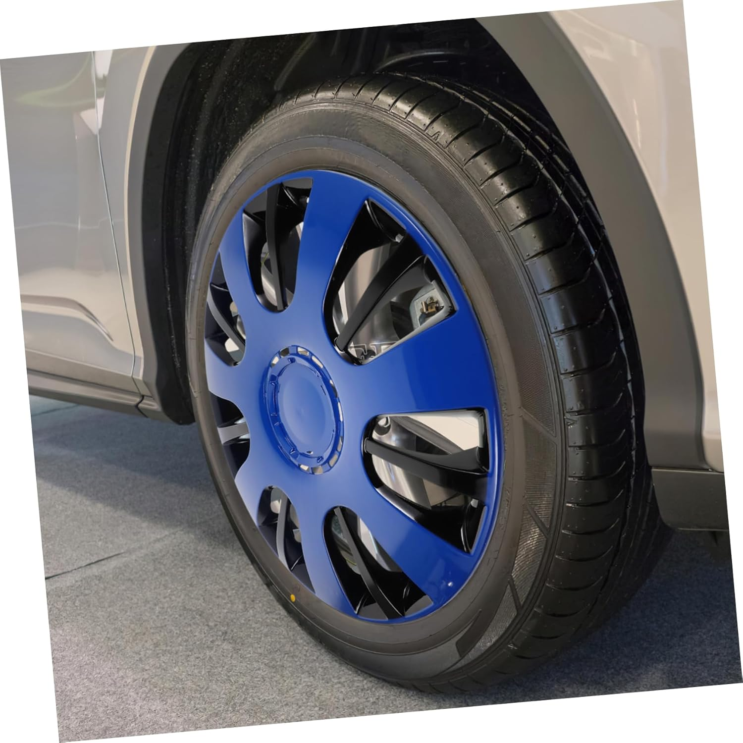 Generic 14 Inch Car Decorative Wheel Rim Cover Hub Cap Tire Steel Wheel Rim Protector Hubcaps for Car Pickup Truck