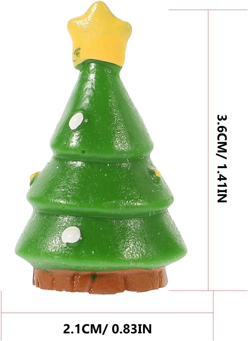 Mini Xmas Tree Santa Claus Snowman Ornament Set Christmas Decoration for Desktop Tabletop image number 6
