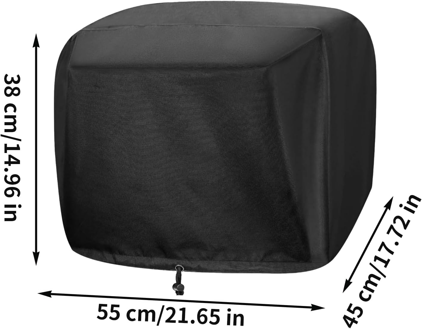 BBQ Grill Cover - Small Appliance Covers | Adjustable Drawstring Waterproof Heavy Dust Jacket Protection for Kitchen Outdoor Cooking outside Table image number 2