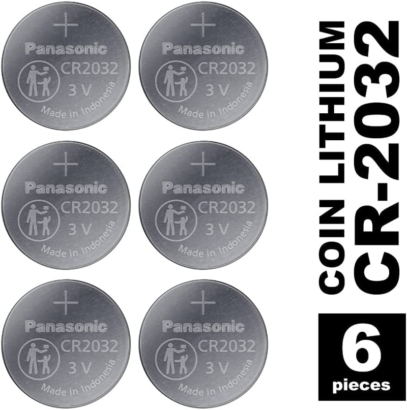 Panasonic CR2032 Lithium 3 Volt Battery Card of 6 image number 2