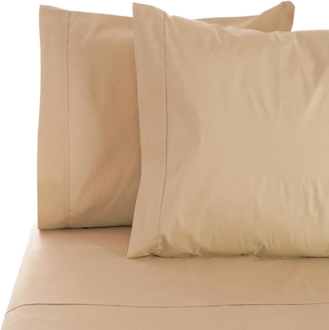 JENNY MCLEAN Porto 4 Piece Mega Queen Bed Sheet Set - 400 TC Ultra Soft - 100% Cotton - 50Cm Deep Pocket Fitted Sheet & Flat Sheet & Pillowcases