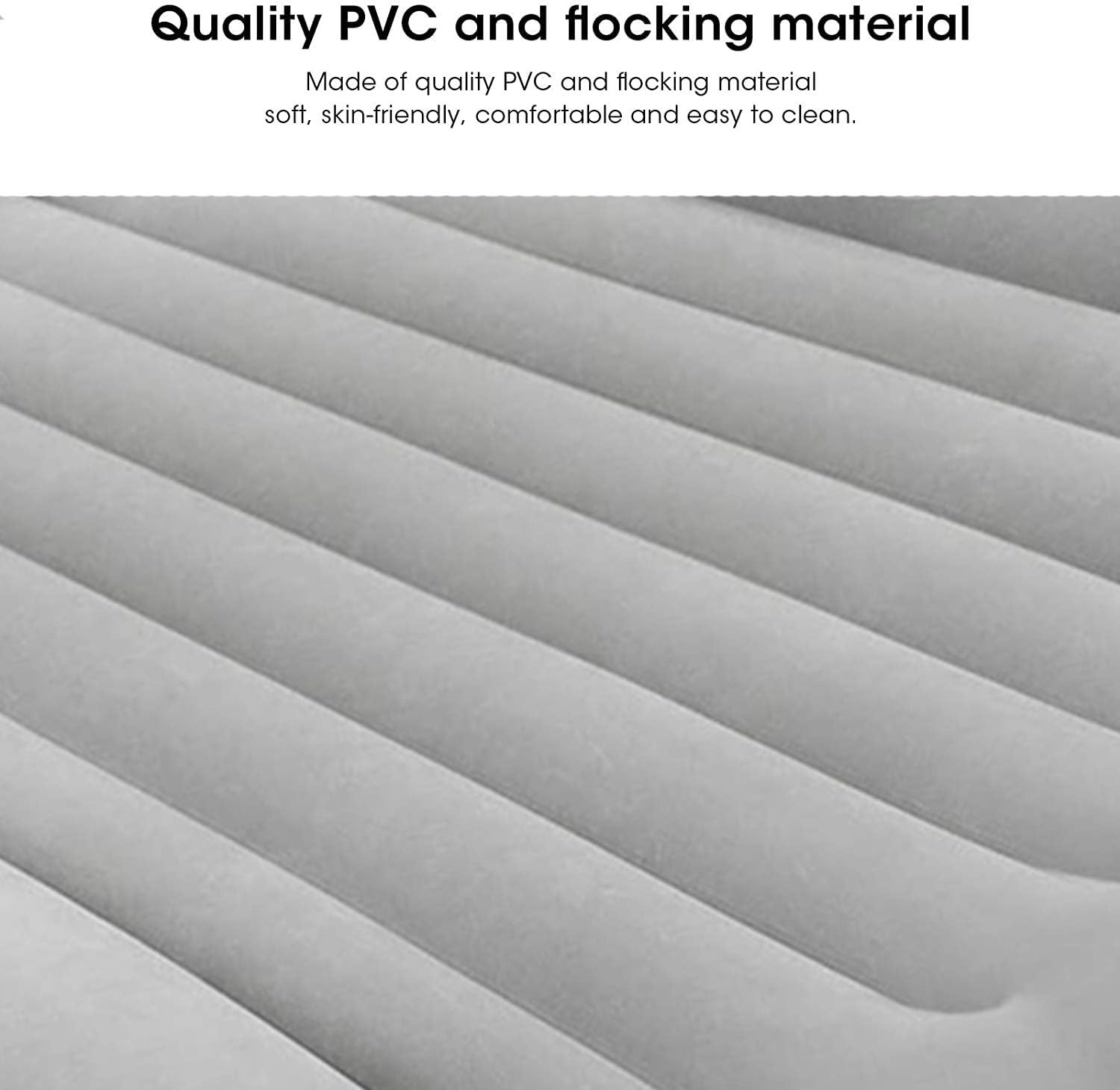 EZONEDEAL Car Mattress SUV for Back Seat & Half Trunk, Thickened Inflatable Mattress Camping Mattress Car Bed Camping Bed with with 2 Air Mattress Pillow and Pump, Double-Side Design for SUV, Car image number 5