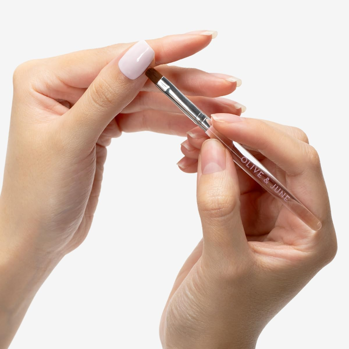 Olive & June Clean up Brush | for Neat + Flawless At-Home Manicures | Erase Stray Polish & Perfect Edges | Rounded Flexible Tip | Vegan Bristles | Reusable & Durable image number 1