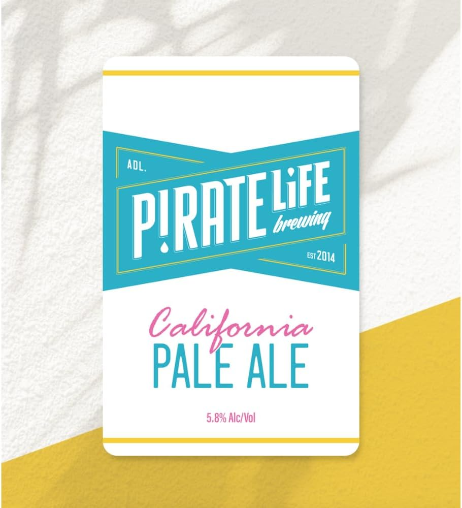 Pirate Life California Pale Ale, West Coast Style Australian Beer, Clean & Hoppy, 5.8% ABV, 355Ml (Case of 16 Cans) image number 2