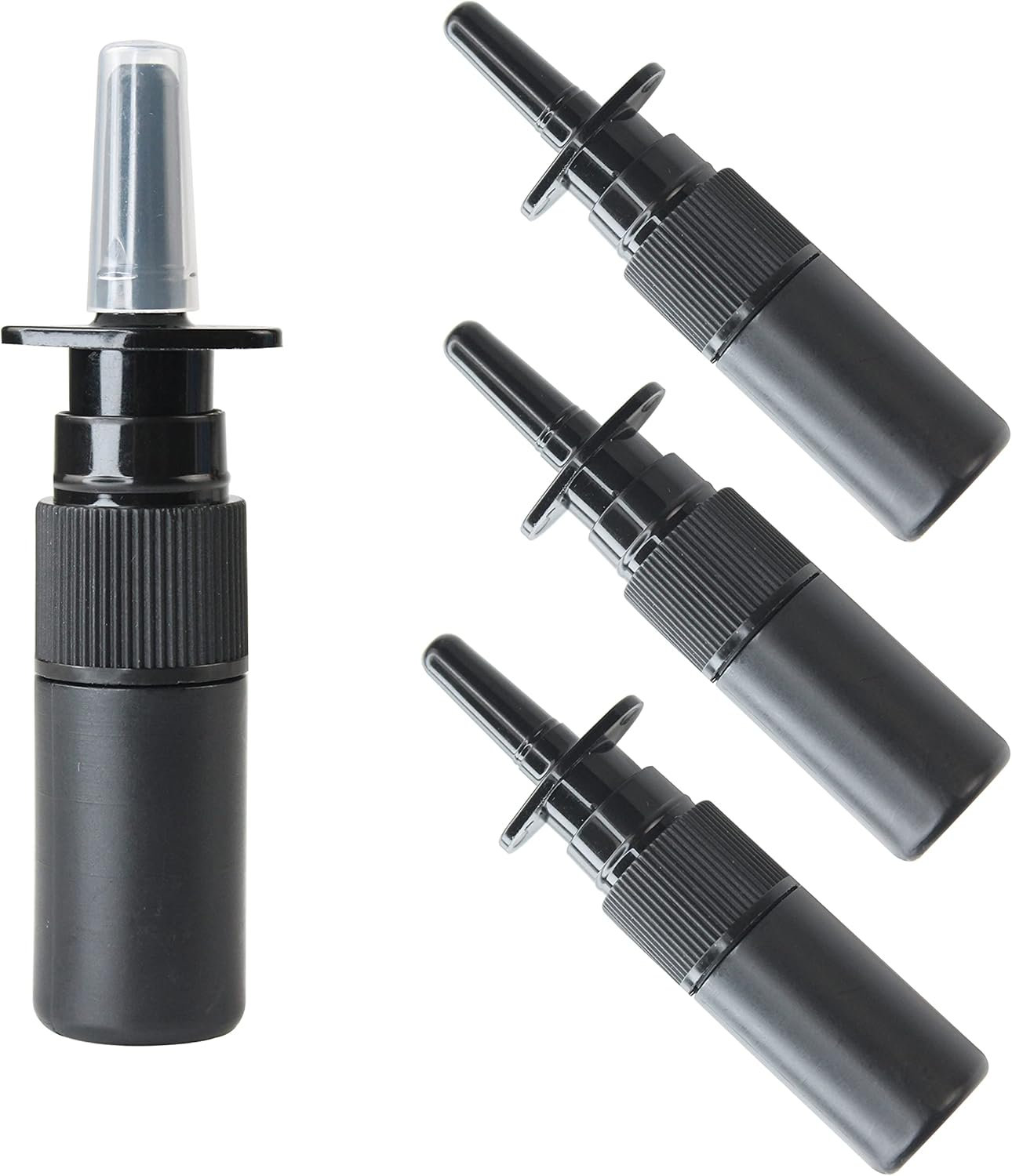 24 Pcs 5Ml Plastic Nasal Spray Bottles Empty Refillable Fine Mist Sprayers Travel Container for Perfumes Essential Oils Saline Water Nasal Spray Applications image number 3