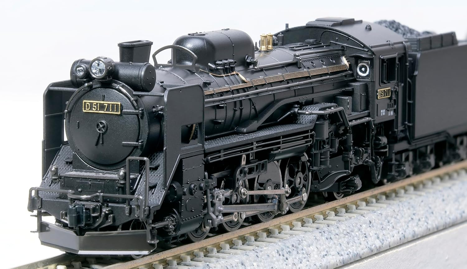 KATO N Gauge D51 Hokkaido Shaped Gear Ejector 2016-C Railway Model Steam Locomotive image number 1