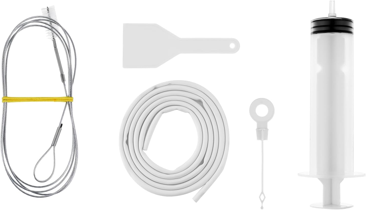 5 PCS 45'' Sunroof Drain Cleaning Tool, Fridge Water Line Cleaner Compatible with Lines for 1.4 M/54 In, for Cleaning Water Dispenser, Refrigerator, Car Sunroof Drain Holes image number 6