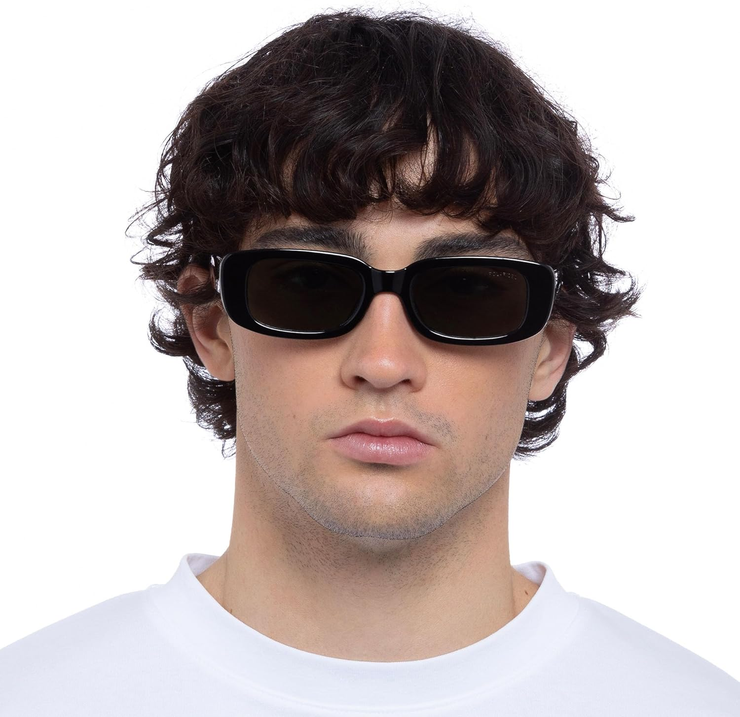 Cancer Council Uni-Sex Ascot Black Rectangle Sunglasses image number 3