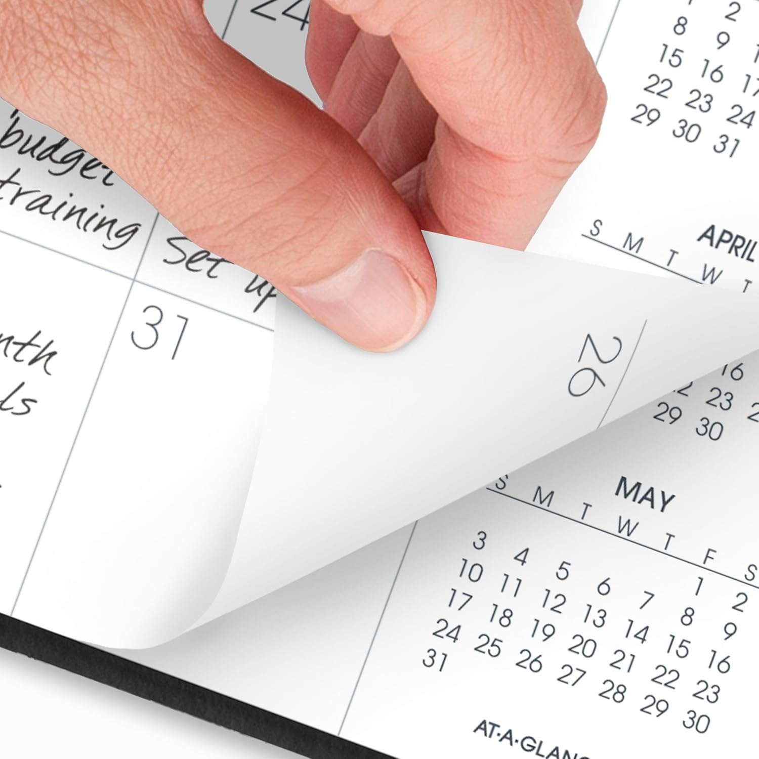 AT-A-GLANCE 2026 Planner, Monthly, 15-Month, 9" X 11", Large, Black (702600526)