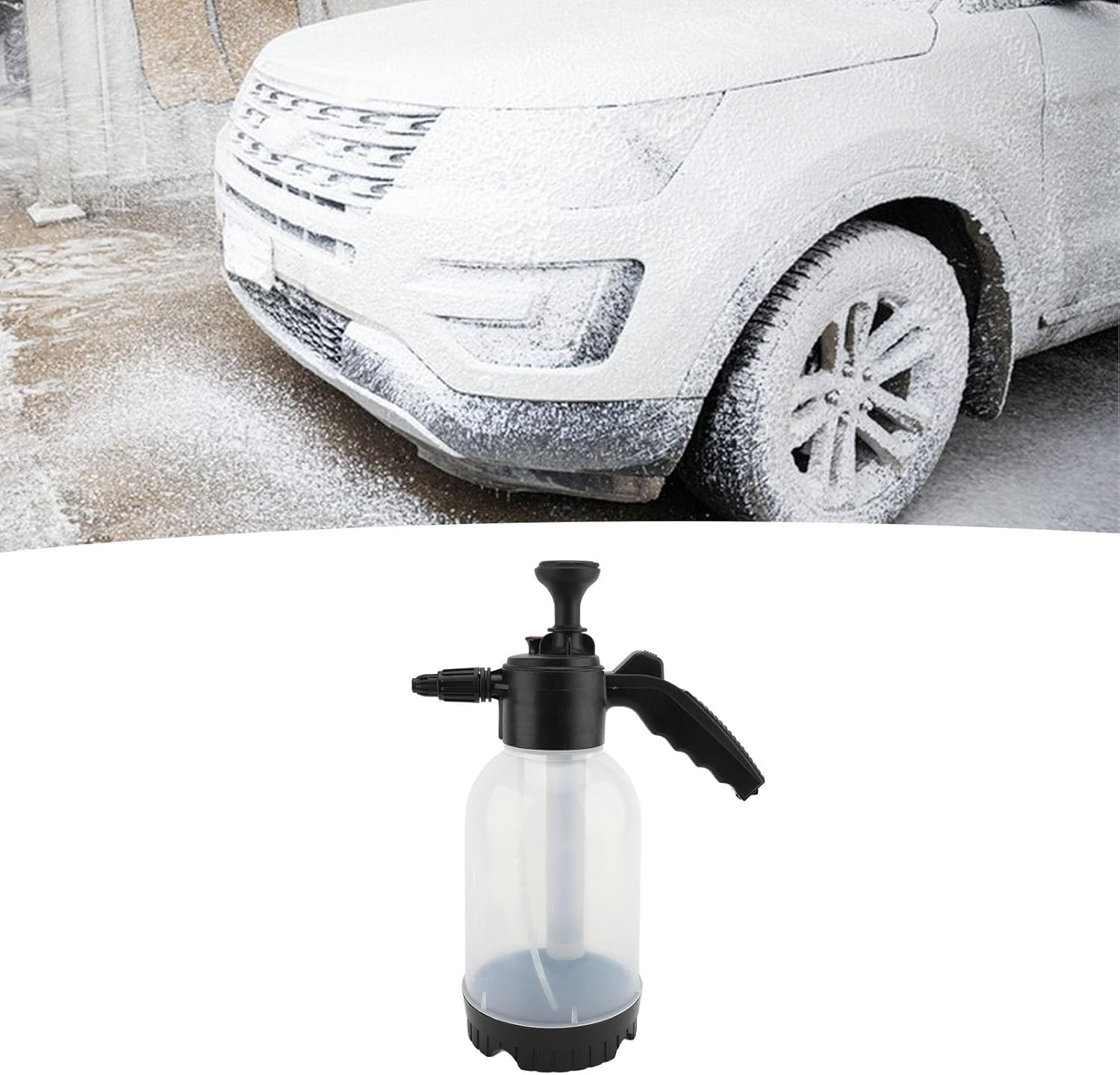 2L Car Wash Pump Foam Sprayer, 0.5Gal Portable Soap Sprayer High Pressure Pump Sprayer, Car Foam Sprayer Home Foam Sprayer Car Wash image number 5