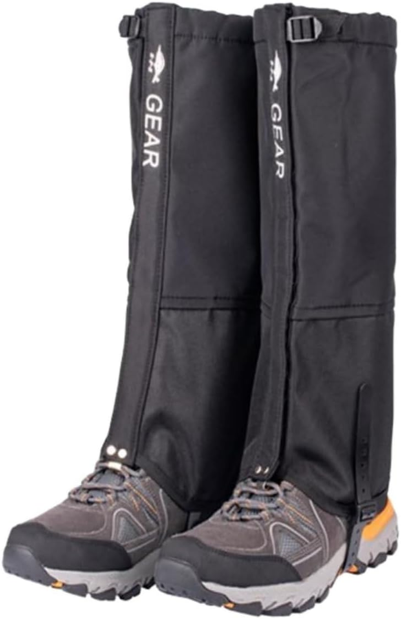 Sand-Proof Boot Gaiters, Leg Hiking Gaiters, Shoe Covers, Lightweight and Adjustable, Waterproof, Hiking, Walking, Hunting, Backpacking, Skiing, Mountaineering, for Men and Women