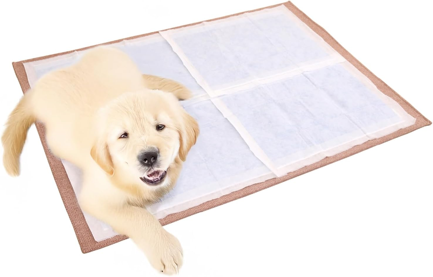 Sanbelm TU38701 Toilet Mat for Dogs and Cats, Pallypets Pet Water Repellent, Daytime 47.2 Inches (120 Cm), Foldable, Pink, Approx. 47.2 X 33.9 Inches (120 X 86 Cm), Wide Sheets, Compatible with Laying image number 1