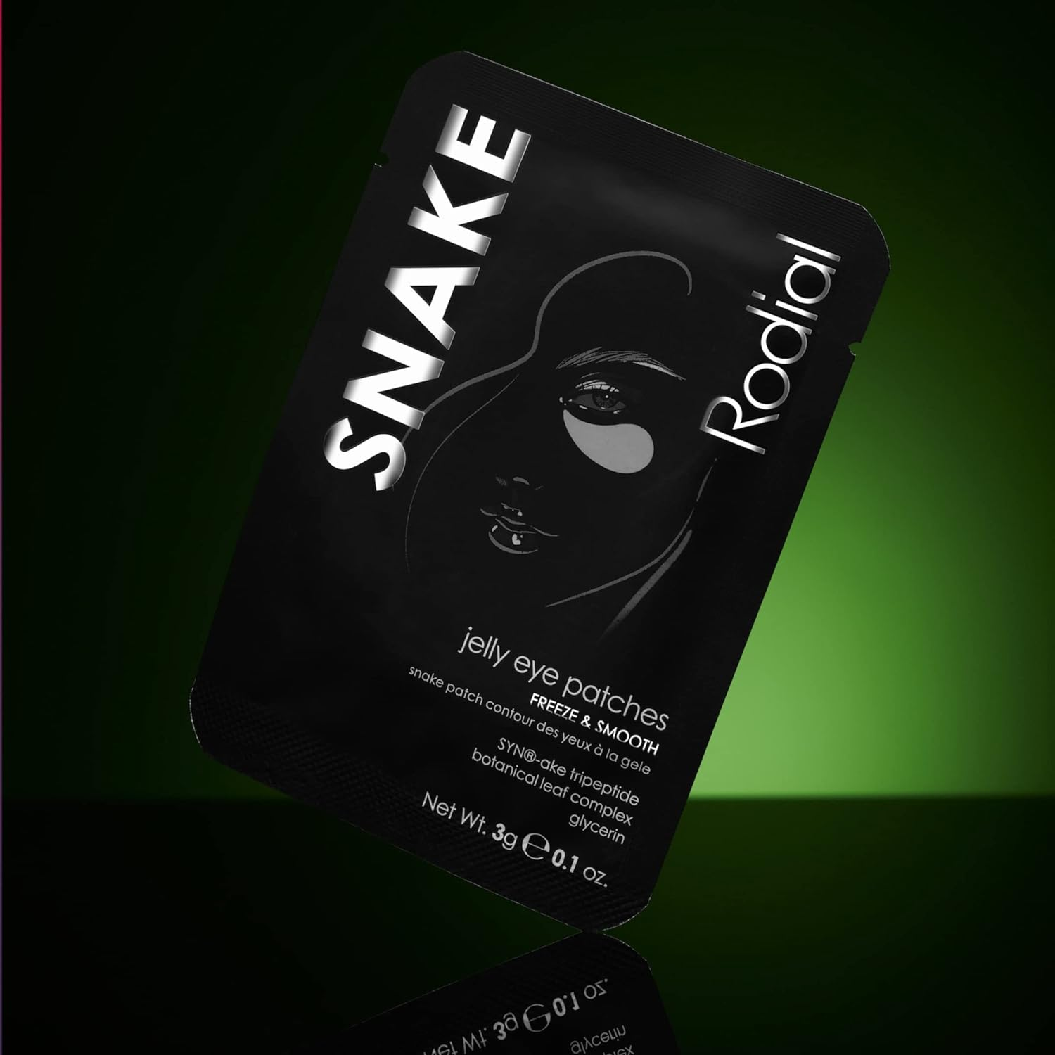 Rodial Snake Jelly Eye Patches Single Sachet, SKSNKEYESGLE image number 2