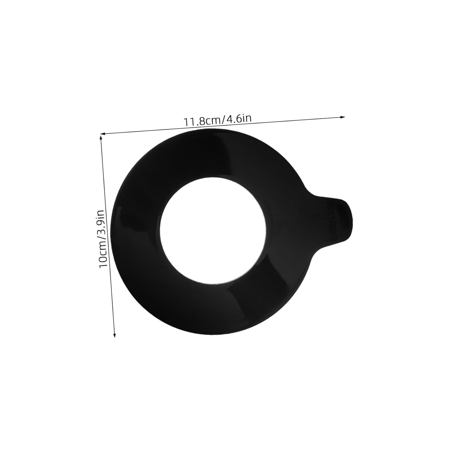 2Pcs round Rubber Washers for Excavator Boom Heavy Duty Industrial Equipment Gasket Bucket Linkage Shim Kit Durable Wear Resistant Pads for Machinery Replacement image number 6
