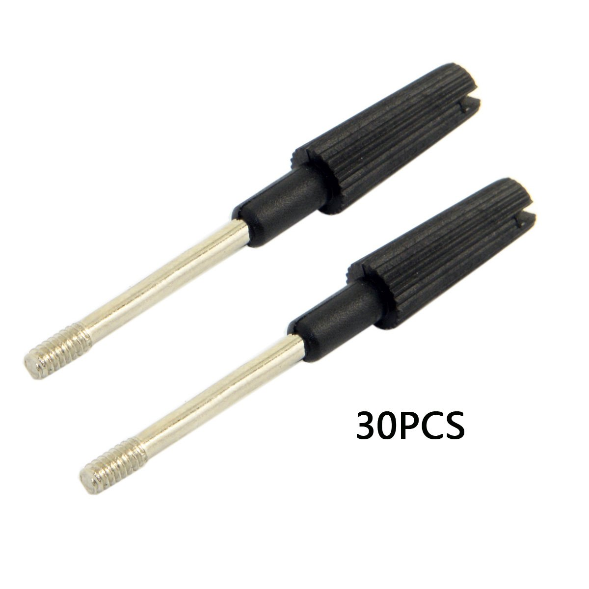 Cablecc 30Pcs Thumb Screws #4-40 UNC 47Mm Length Stainless Steel Overmold for Computer Cable image number 1