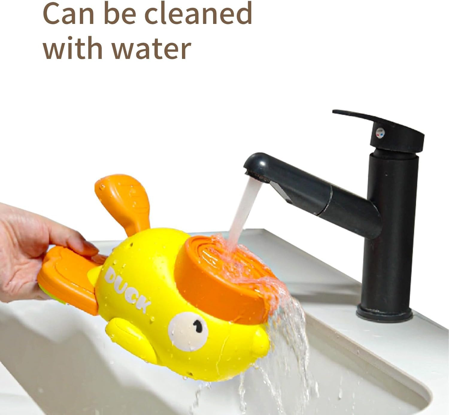 2-In-1 Interactive Pet Feeder, Dog Slow Feeder Puzzle Toy, Durable Duck Shaped Dog Feeder Toys Promotes IQ Training Reduces Bloating anti Gulping Fun Mealtime Feeding Solution