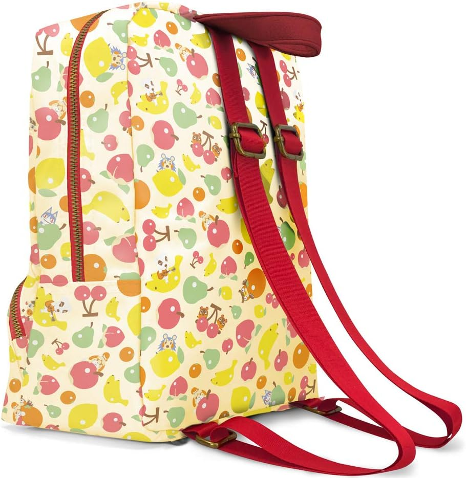 Controller Gear Animal Crossing - Fruit Pattern - Small Backpack for Women, Girl'S Cute Mini Bookbag Purse, Travel Bag for Nintendo Switch Console & Accessories - Nintendo Switch - Animal Crossing: Tom Nook Quilted image number 6