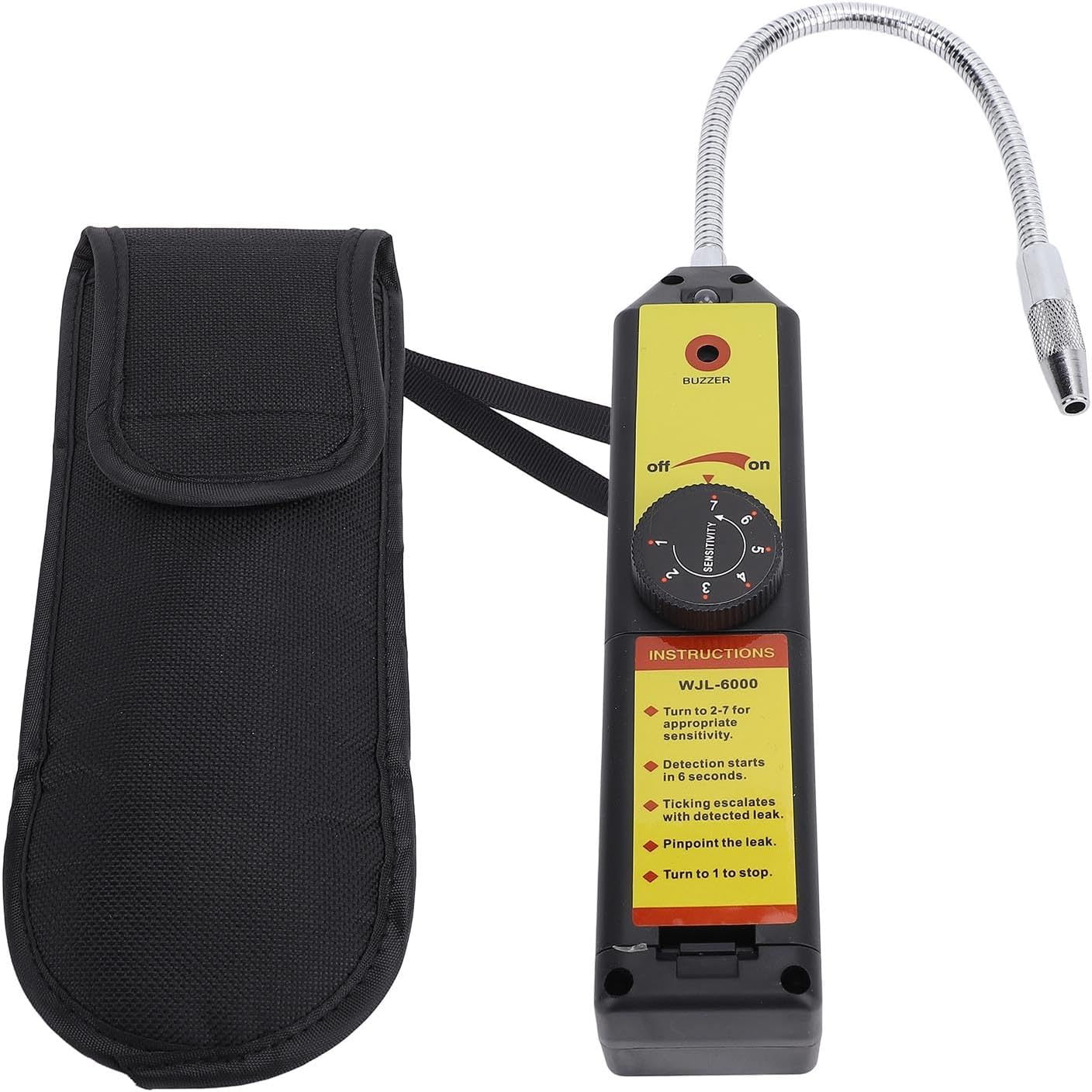Jiawu HVAC Refrigerant Leak Detector Advanced Sustainability Frans Feaks Gas for Climination R22 R410A R134A R1234YF, Ideal for HVAC Professionals (Without LED Light) image number 1