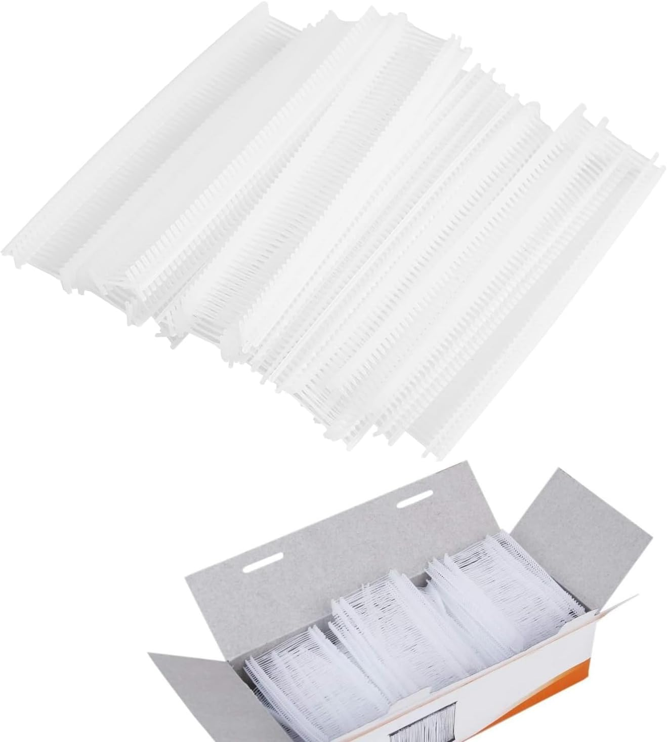 Xinghonyac 5000 Pcs Standard Tagging Gun Fasteners, Clothing Tag Barbs Attachments, Garment Tag Gun Refills for All Standard Price Tag Gun (1Inch)