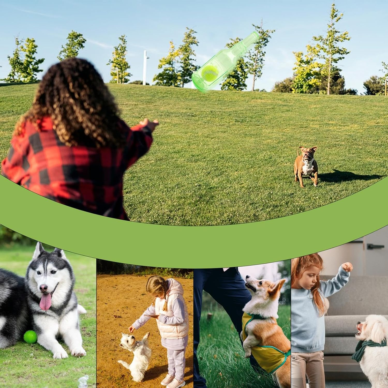 Water Bottle Dog Toy | Funny Dog Squeaky Chew Toy - Interactive Squeaky Toy Puppy Bottle Cruncher, Puppy Teething Chewing Interactive Toy for Birthday Holiday image number 5