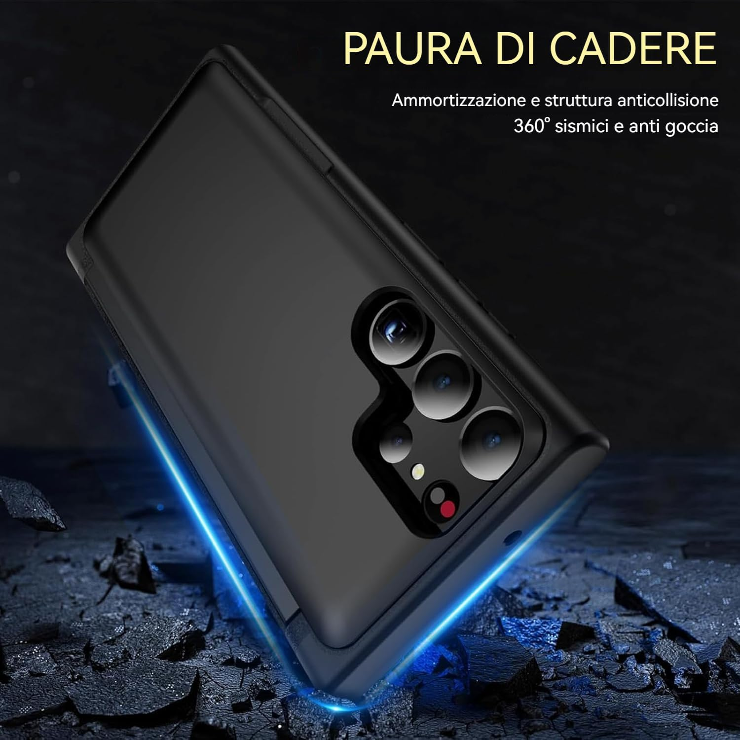 Samsung S24 Ultra Case with Hidden Card Holder [Magnetic Closure Design] [2 Cards + 1 Cash] Protective Wallet Shockproof Protective Case for Samsung Galaxy S24 Ultra Case image number 3