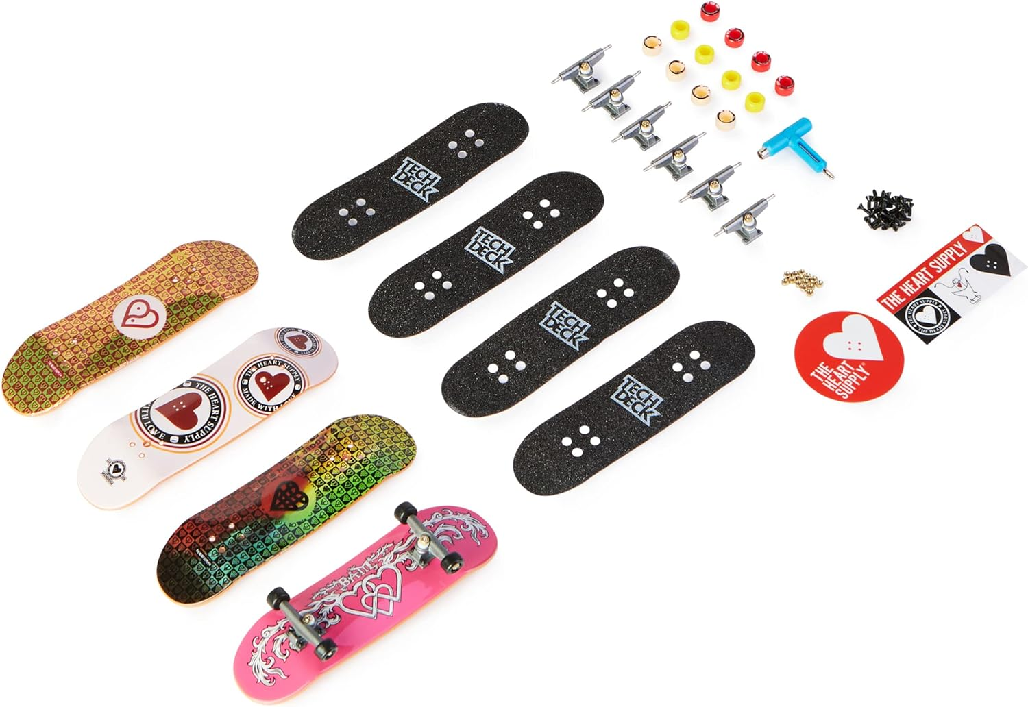 Tech Deck, Ultra DLX Fingerboard 4-Pack, Skateboards, Collectible and Customizable Mini Skateboards, Kids Toys for Ages 6 and Up image number 1