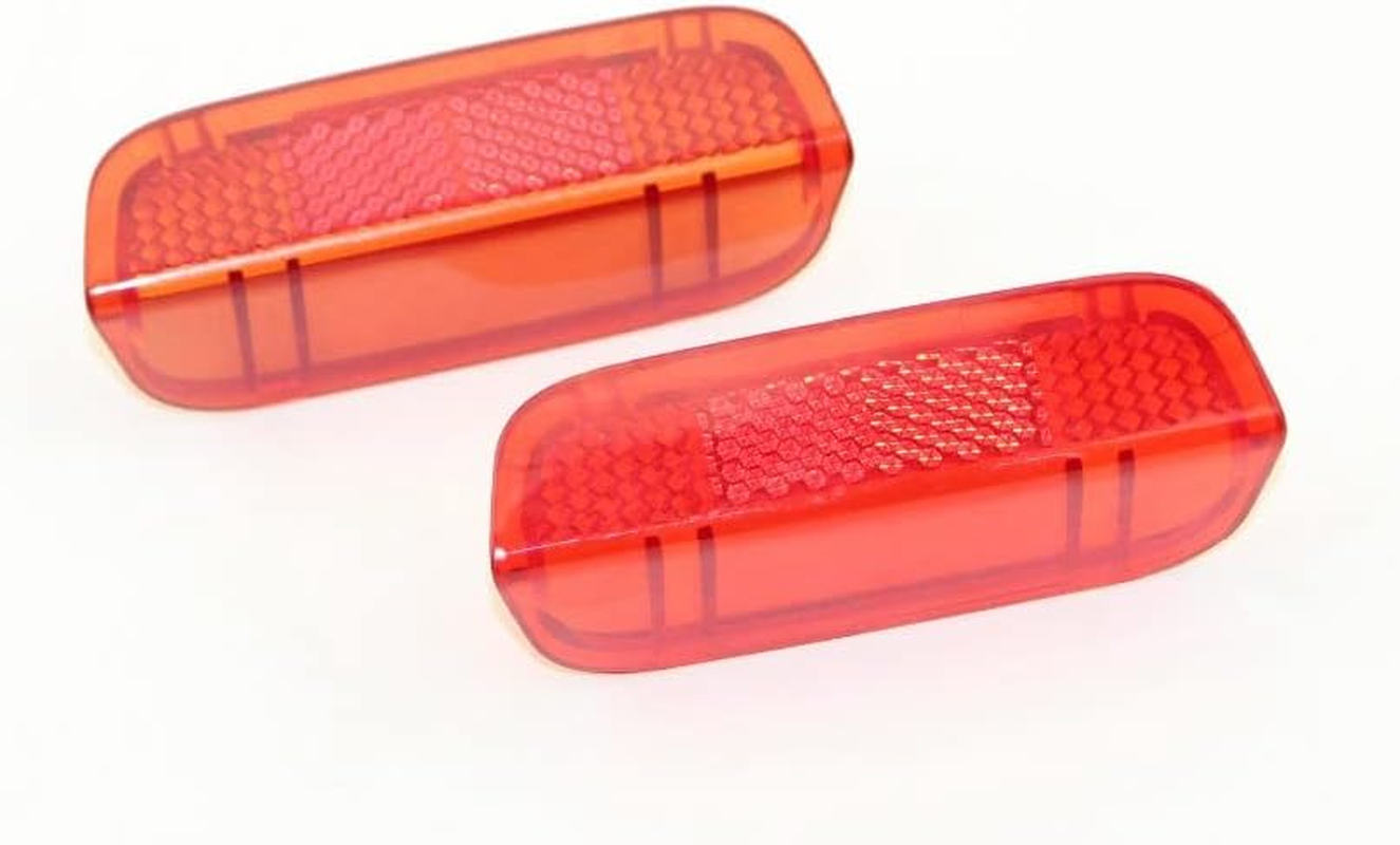 2Pc Interior Door Panel Light Lamp Lense Reflector Red 1KD947419 Fit for B6 B7 CC MK5 MK6 Golf MK6 image number 1
